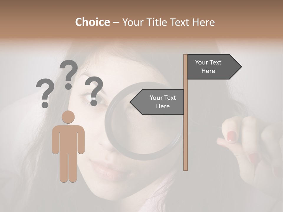 Watching Detail Humor PowerPoint Template