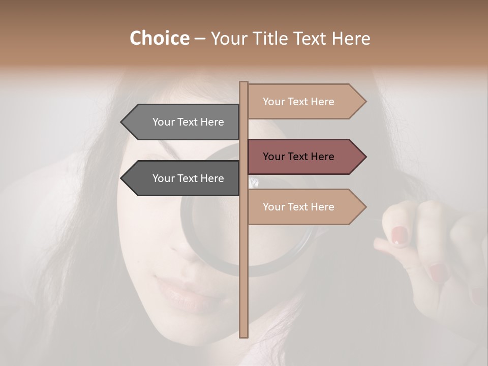 Watching Detail Humor PowerPoint Template