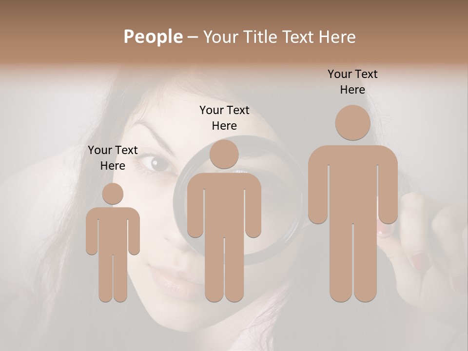 Watching Detail Humor PowerPoint Template