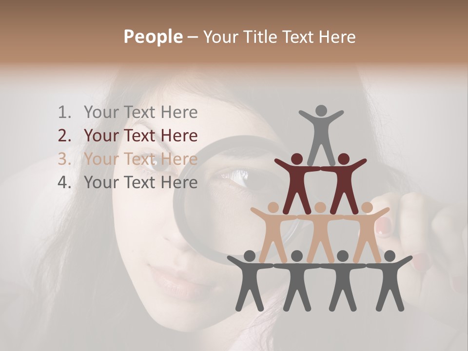 Watching Detail Humor PowerPoint Template