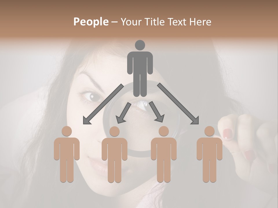 Watching Detail Humor PowerPoint Template