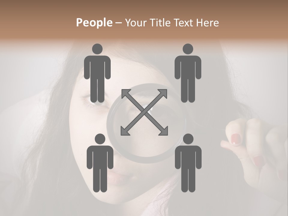 Watching Detail Humor PowerPoint Template