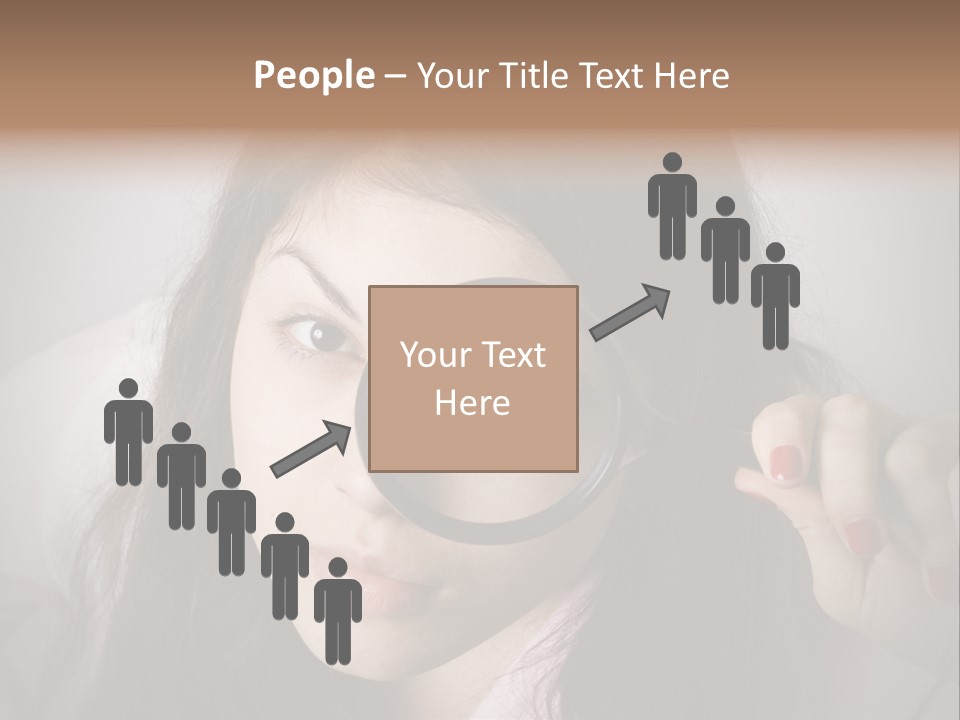 Watching Detail Humor PowerPoint Template