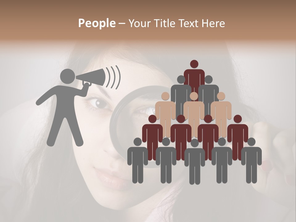 Watching Detail Humor PowerPoint Template