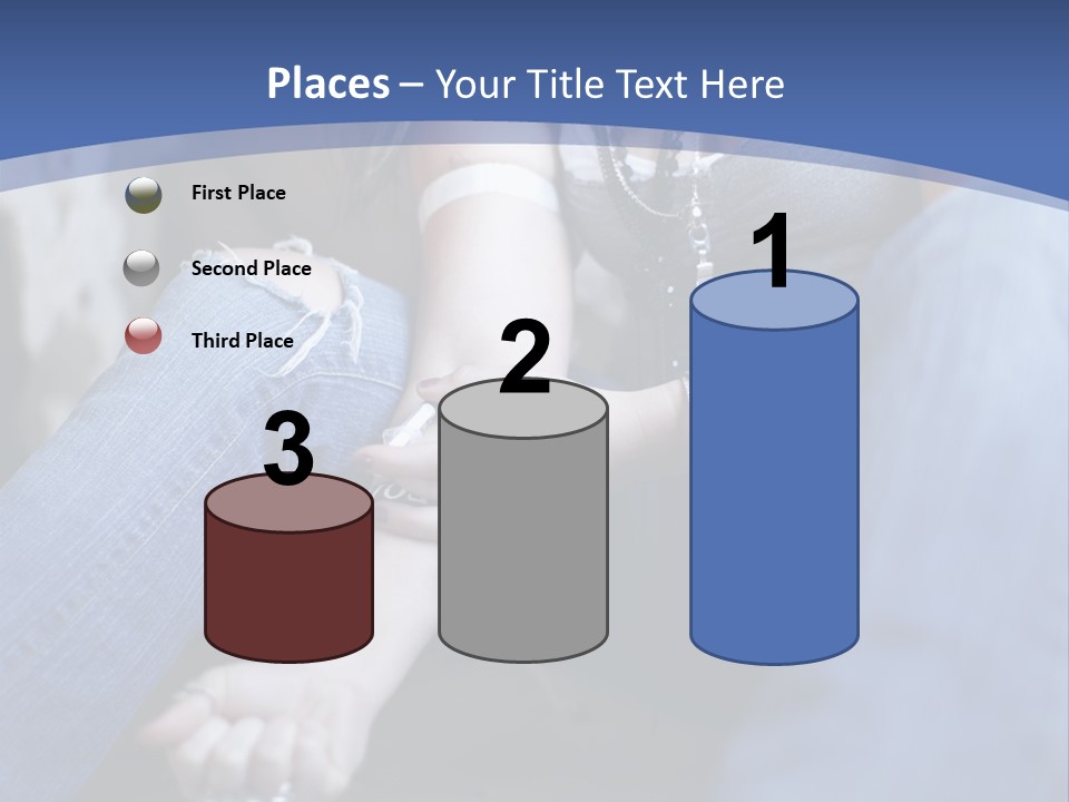 Brunette Needle Syringe PowerPoint Template