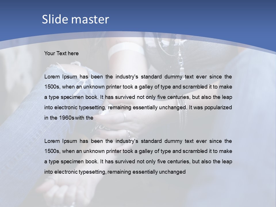 Brunette Needle Syringe PowerPoint Template