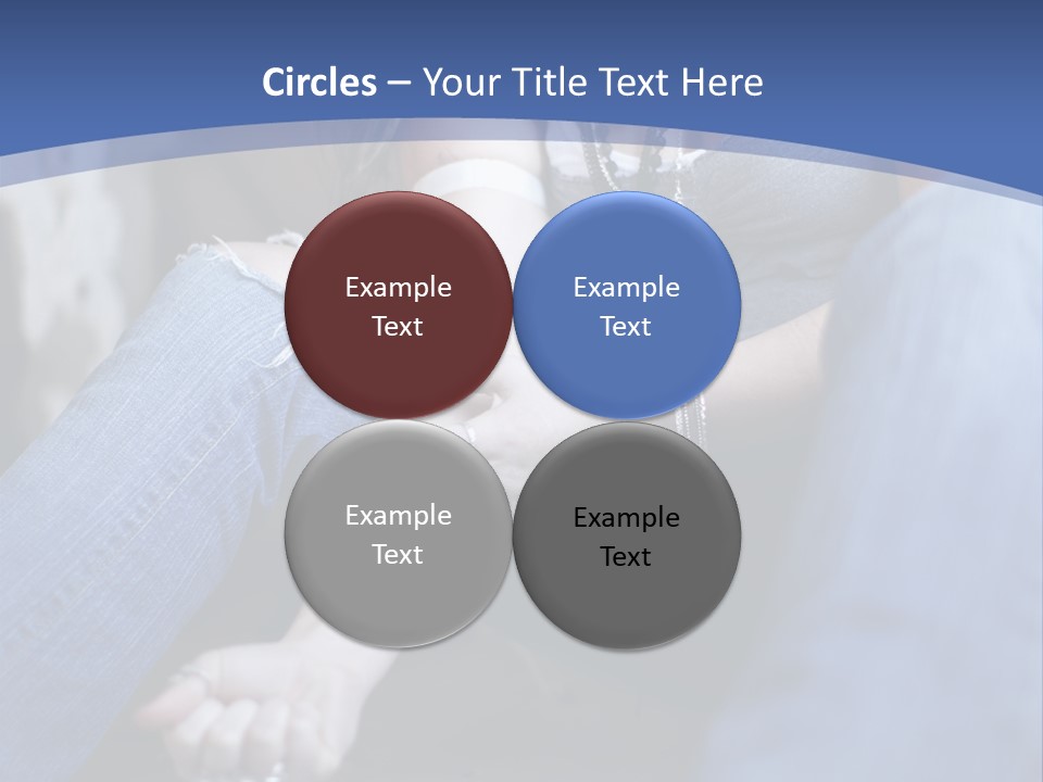 Brunette Needle Syringe PowerPoint Template