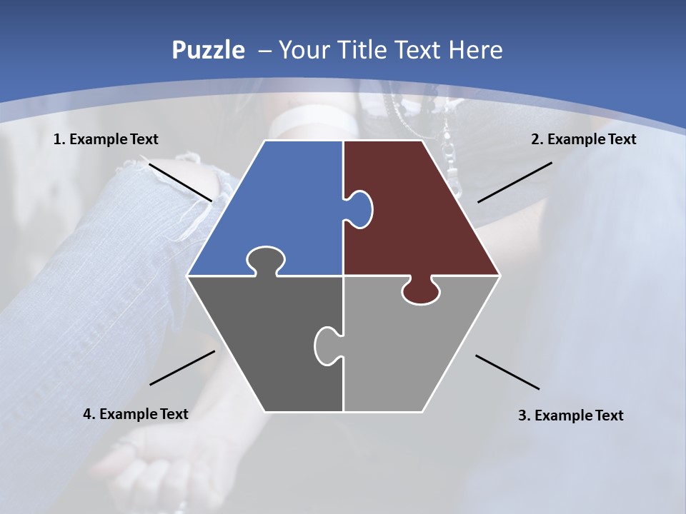 Brunette Needle Syringe PowerPoint Template