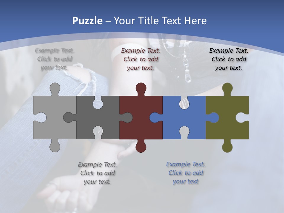 Brunette Needle Syringe PowerPoint Template