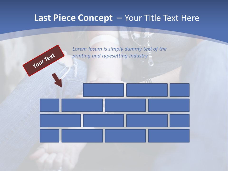 Brunette Needle Syringe PowerPoint Template