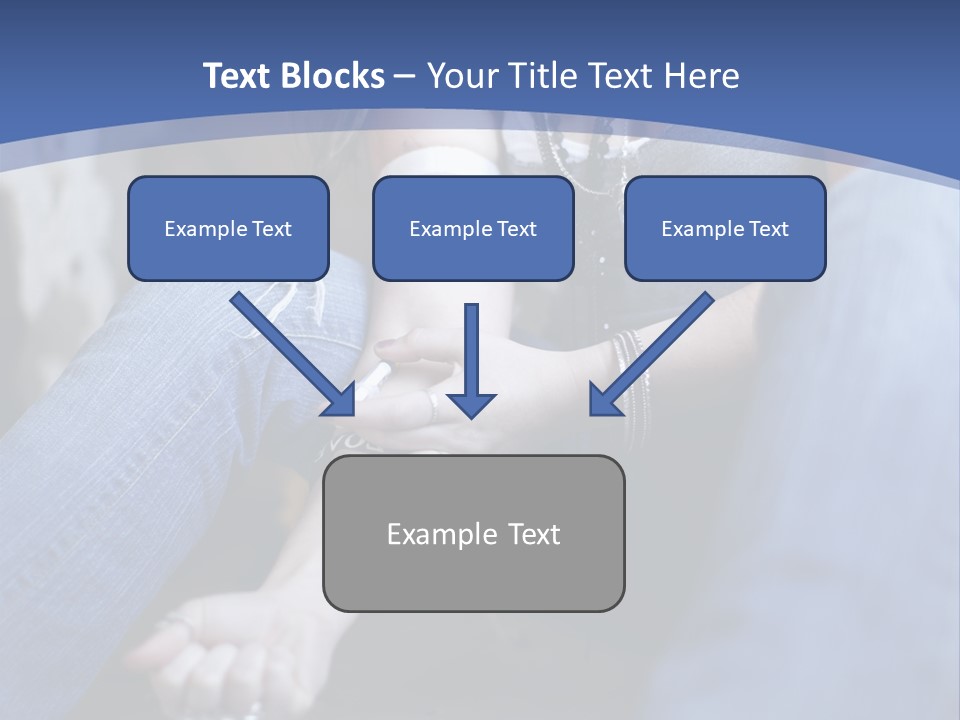 Brunette Needle Syringe PowerPoint Template