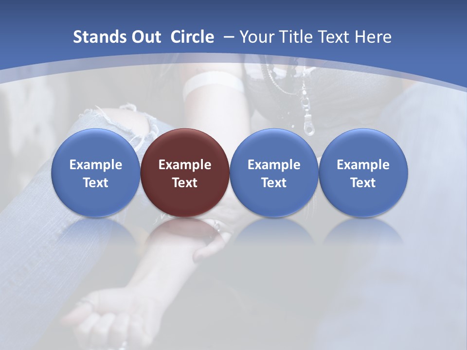 Brunette Needle Syringe PowerPoint Template