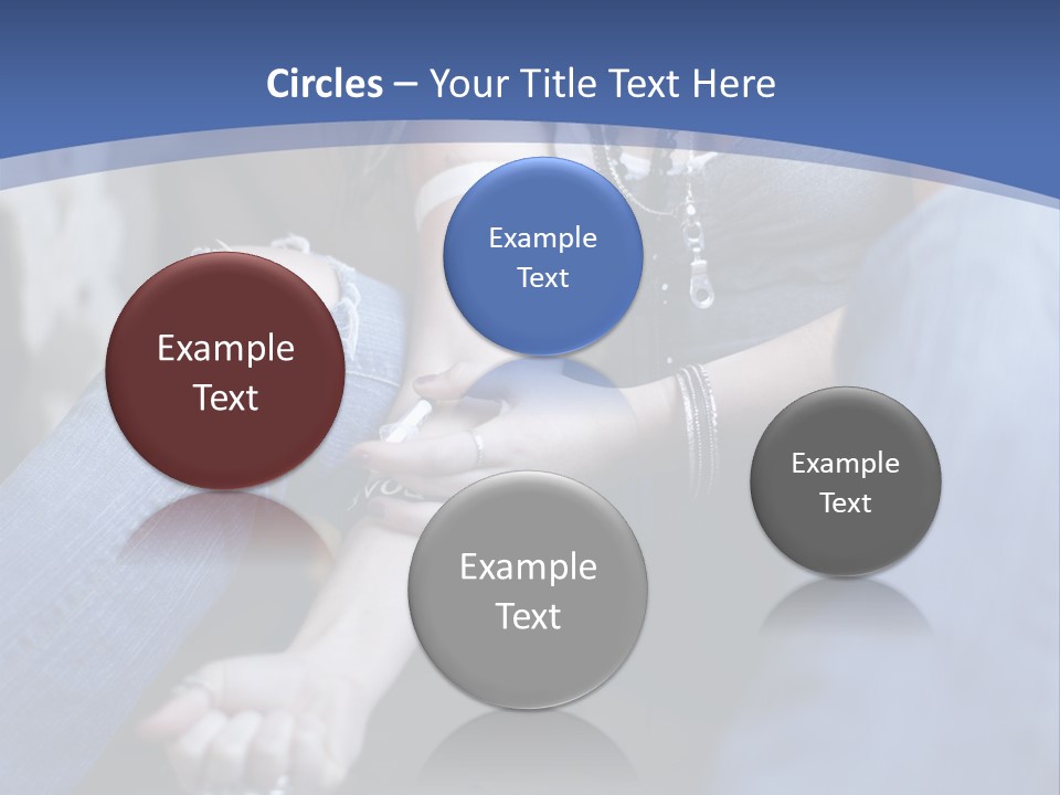Brunette Needle Syringe PowerPoint Template