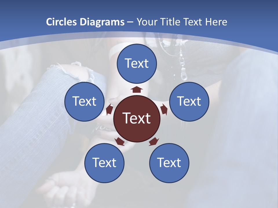 Brunette Needle Syringe PowerPoint Template