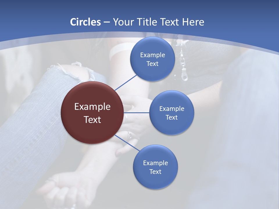 Brunette Needle Syringe PowerPoint Template