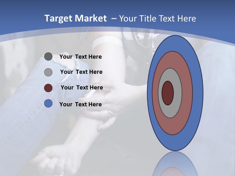 Brunette Needle Syringe PowerPoint Template