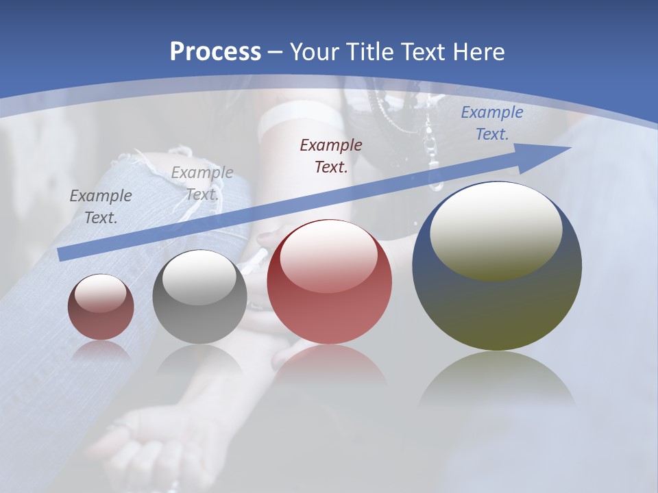 Brunette Needle Syringe PowerPoint Template