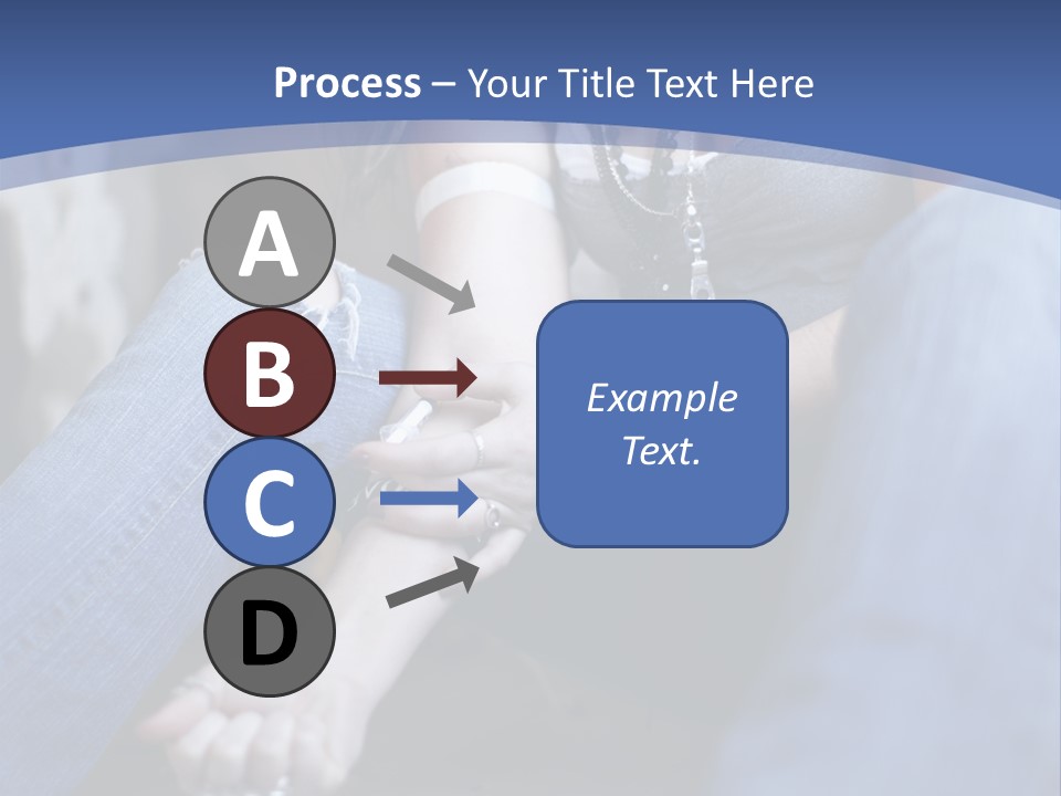 Brunette Needle Syringe PowerPoint Template