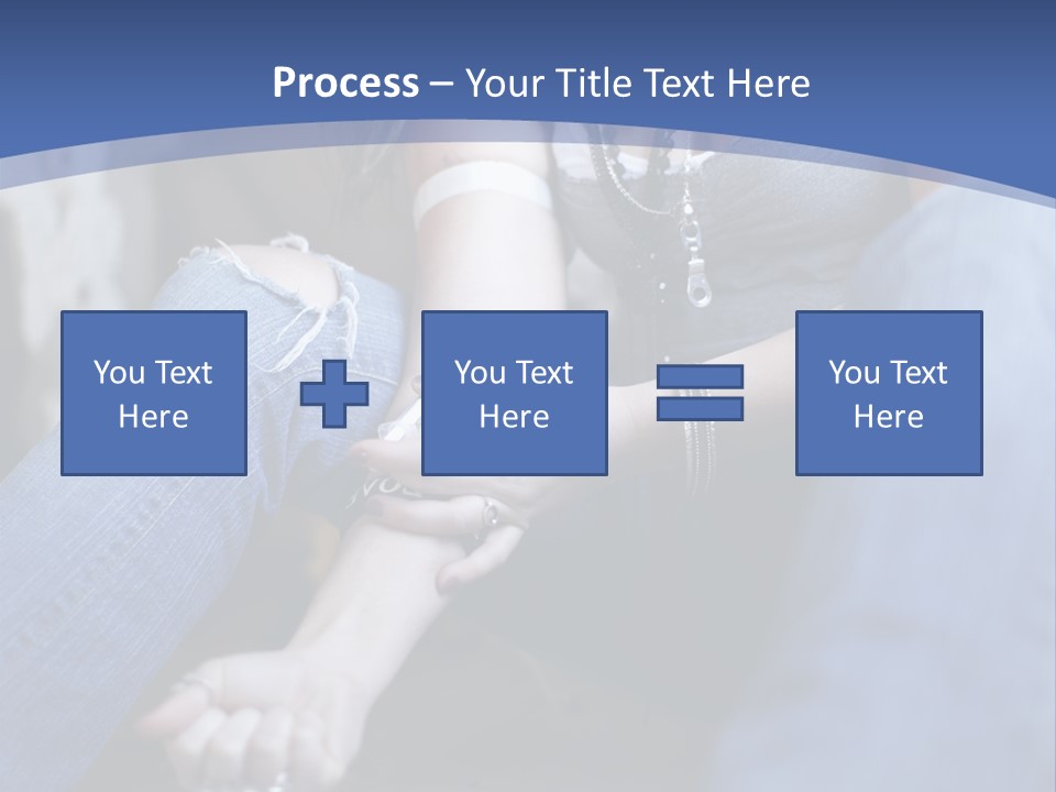 Brunette Needle Syringe PowerPoint Template