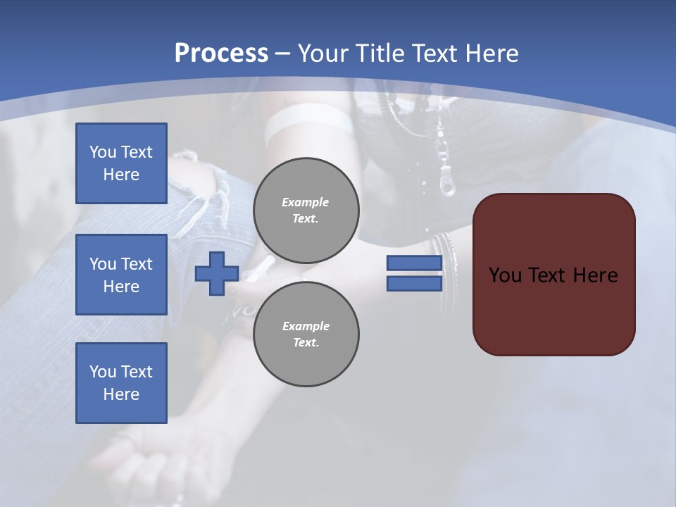 Brunette Needle Syringe PowerPoint Template