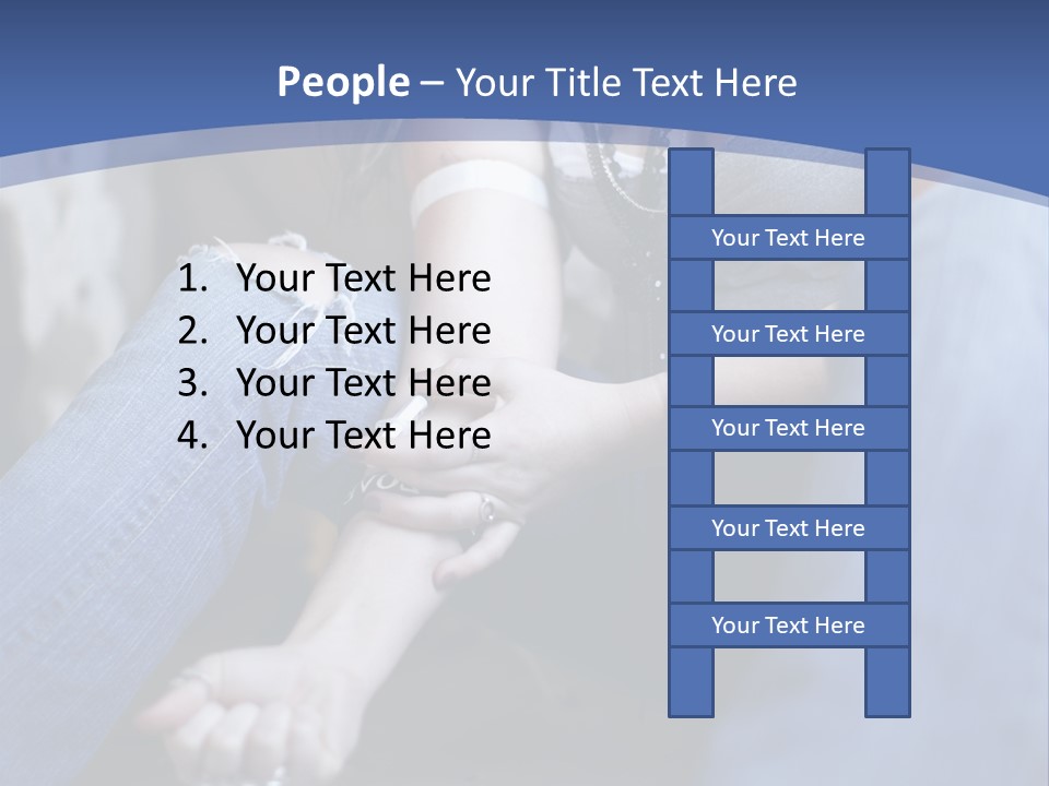 Brunette Needle Syringe PowerPoint Template