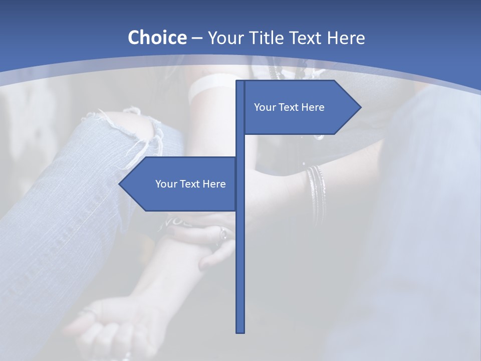 Brunette Needle Syringe PowerPoint Template