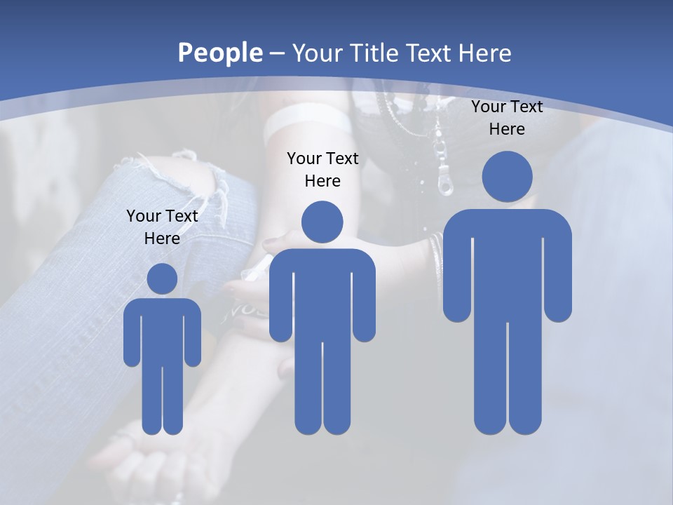 Brunette Needle Syringe PowerPoint Template