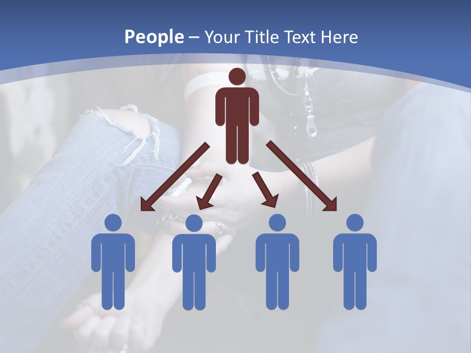 Brunette Needle Syringe PowerPoint Template