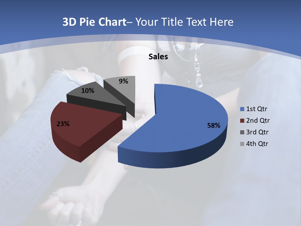 Brunette Needle Syringe PowerPoint Template