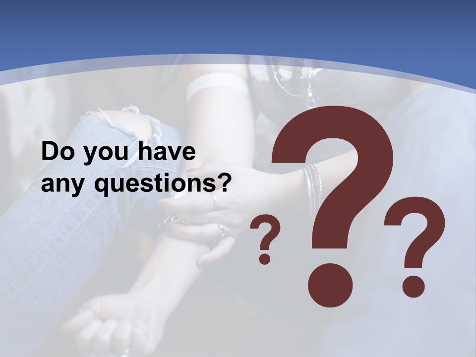 Brunette Needle Syringe PowerPoint Template