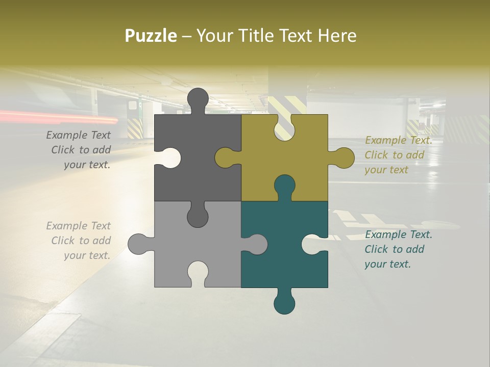 Place Automobile Working PowerPoint Template
