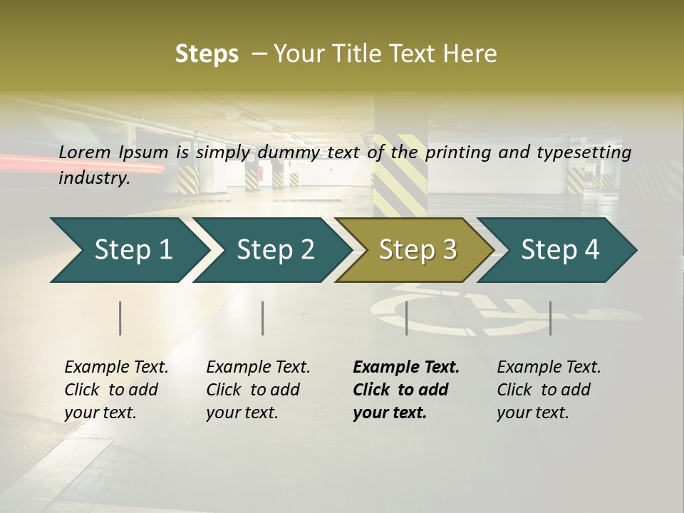 Place Automobile Working PowerPoint Template