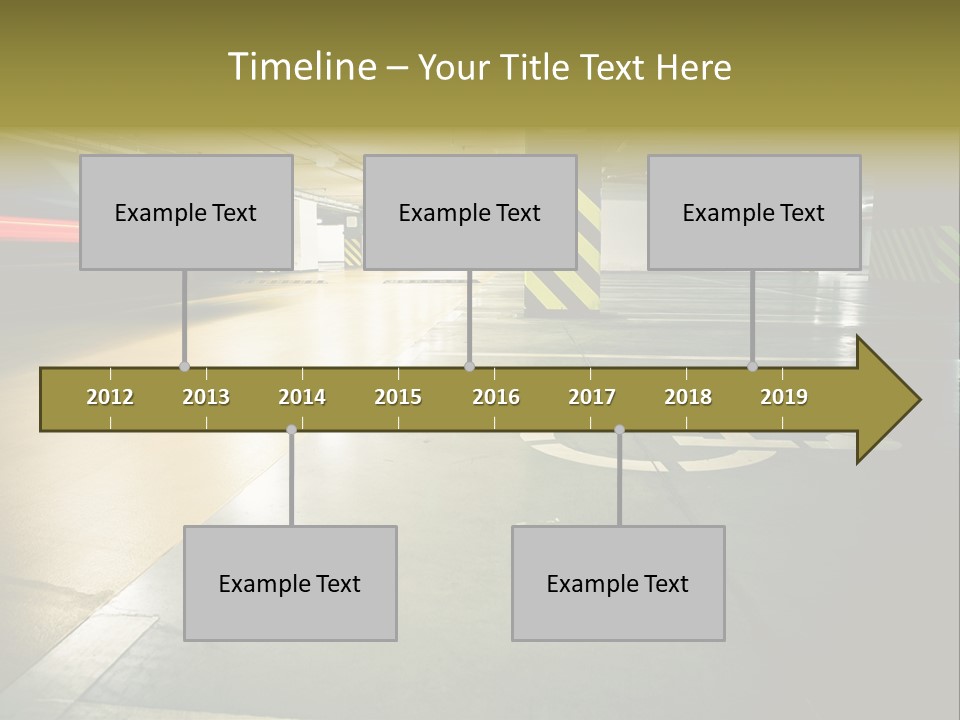 Place Automobile Working PowerPoint Template