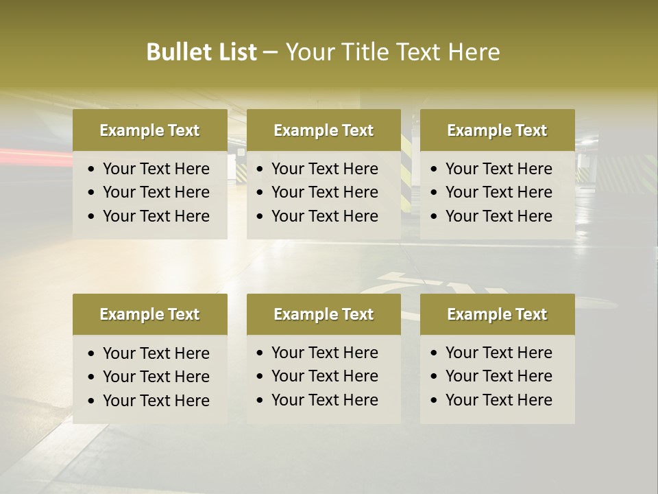 Place Automobile Working PowerPoint Template