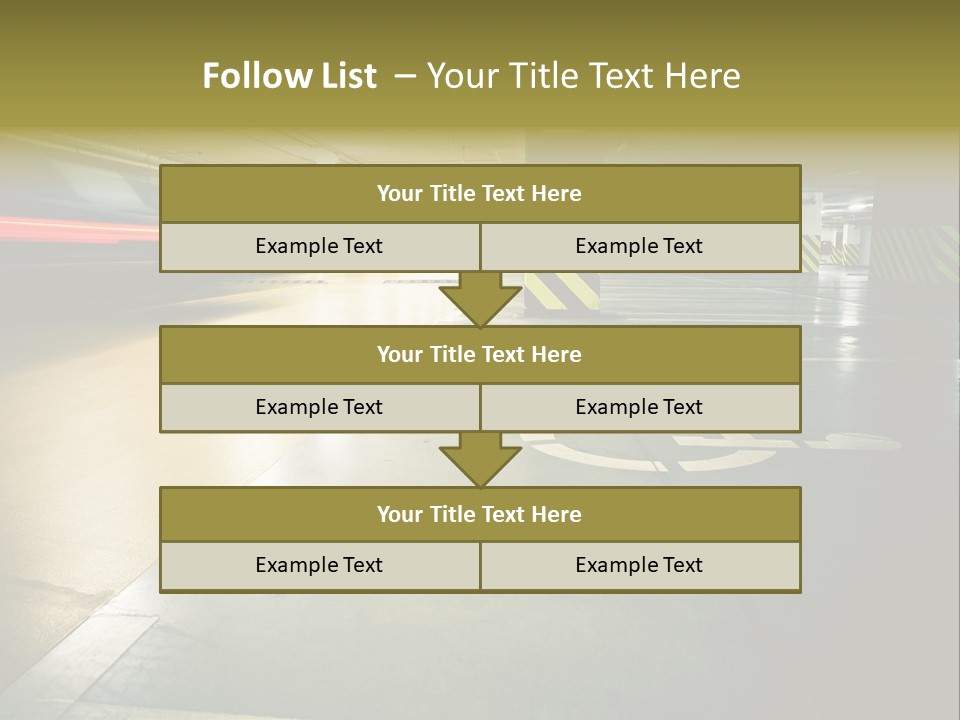 Place Automobile Working PowerPoint Template