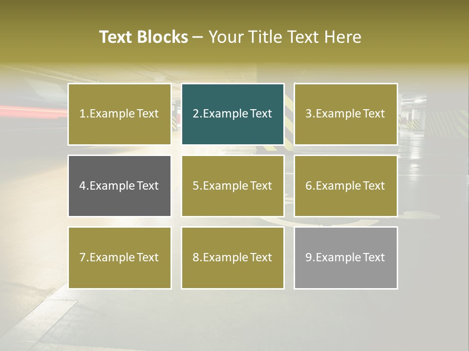 Place Automobile Working PowerPoint Template