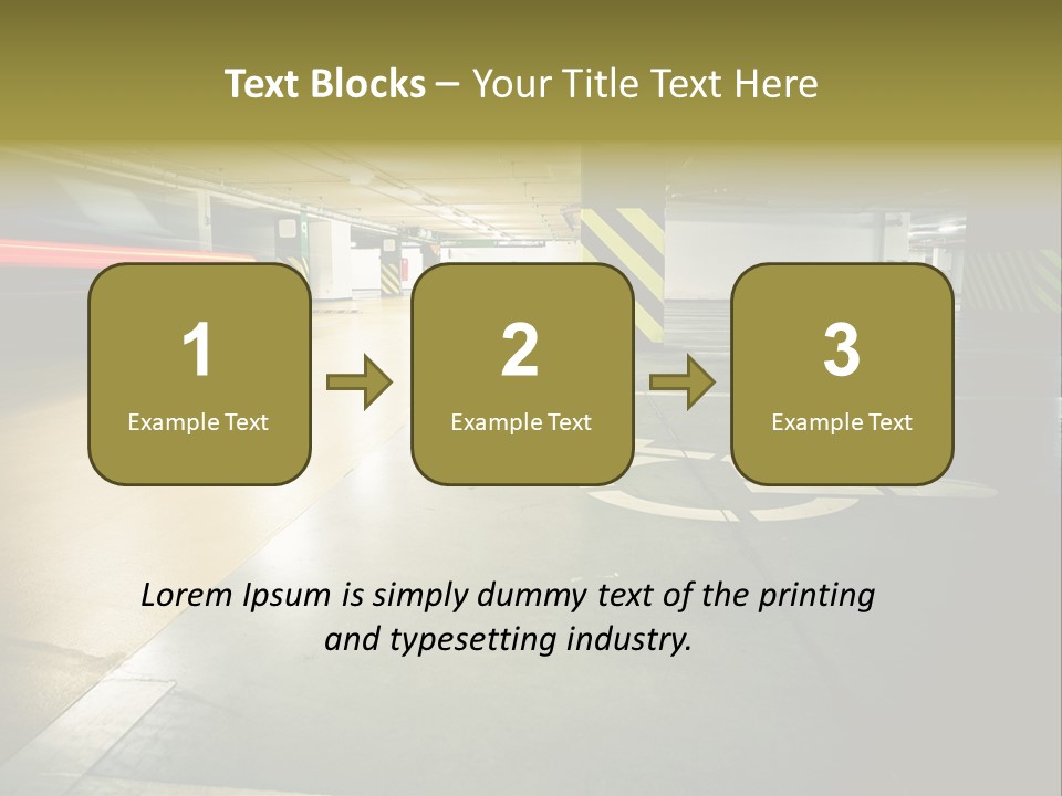 Place Automobile Working PowerPoint Template