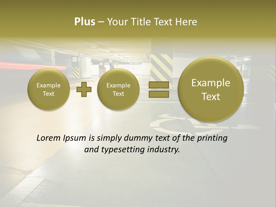 Place Automobile Working PowerPoint Template