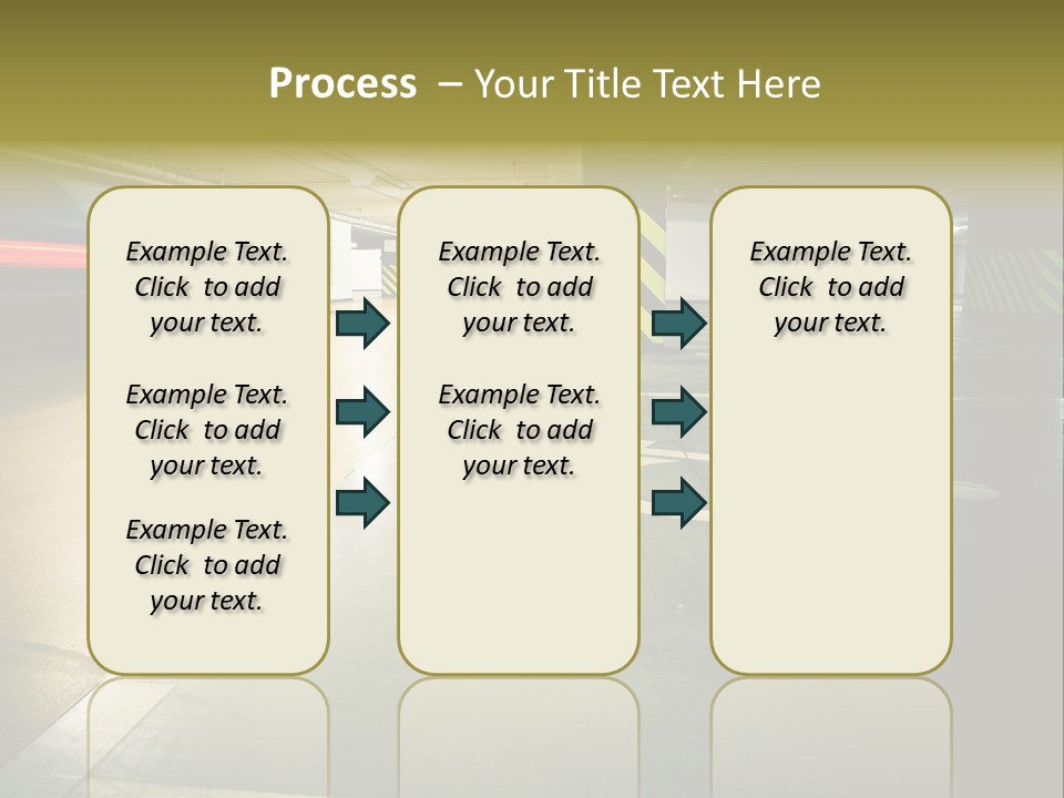 Place Automobile Working PowerPoint Template