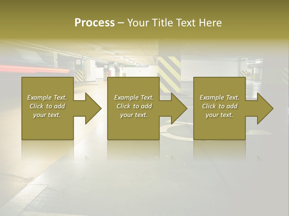 Place Automobile Working PowerPoint Template