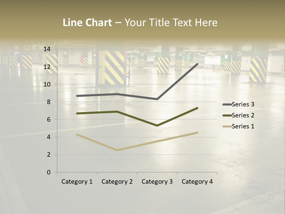 Car Parking In Garage PowerPoint Template