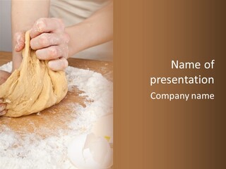 Table Raw Ingredient PowerPoint Template