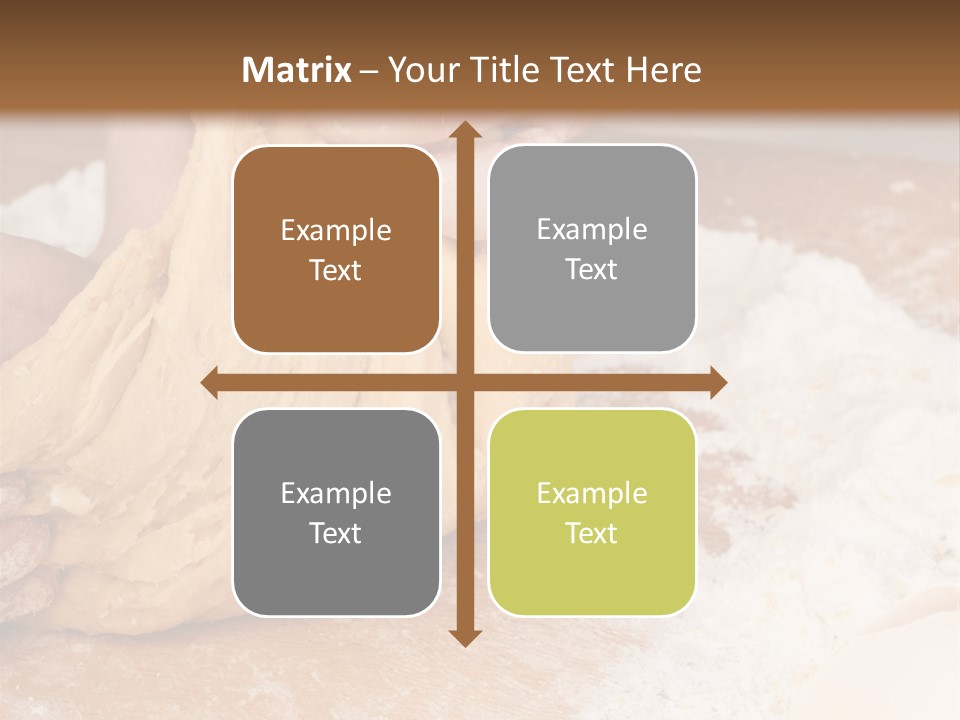 Table Raw Ingredient PowerPoint Template
