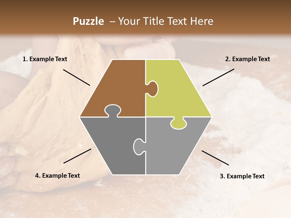 Table Raw Ingredient PowerPoint Template