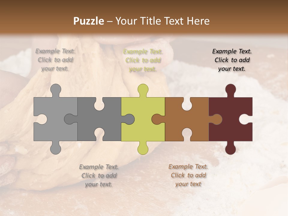 Table Raw Ingredient PowerPoint Template