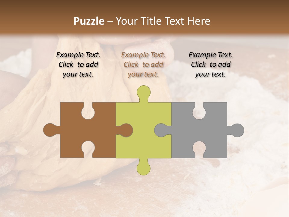 Table Raw Ingredient PowerPoint Template