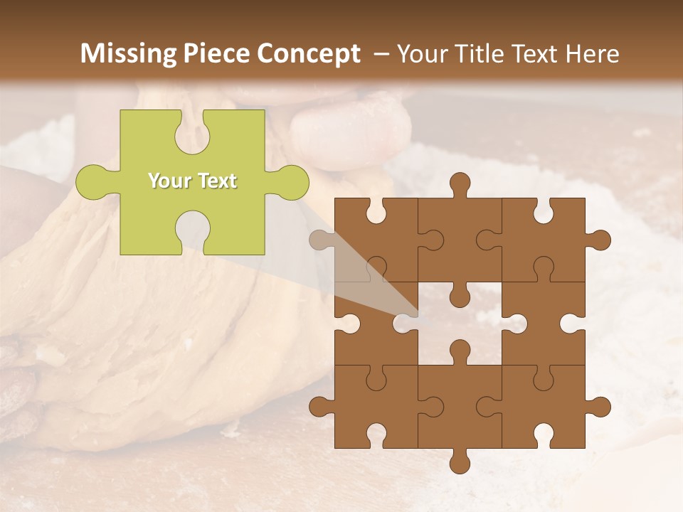 Table Raw Ingredient PowerPoint Template