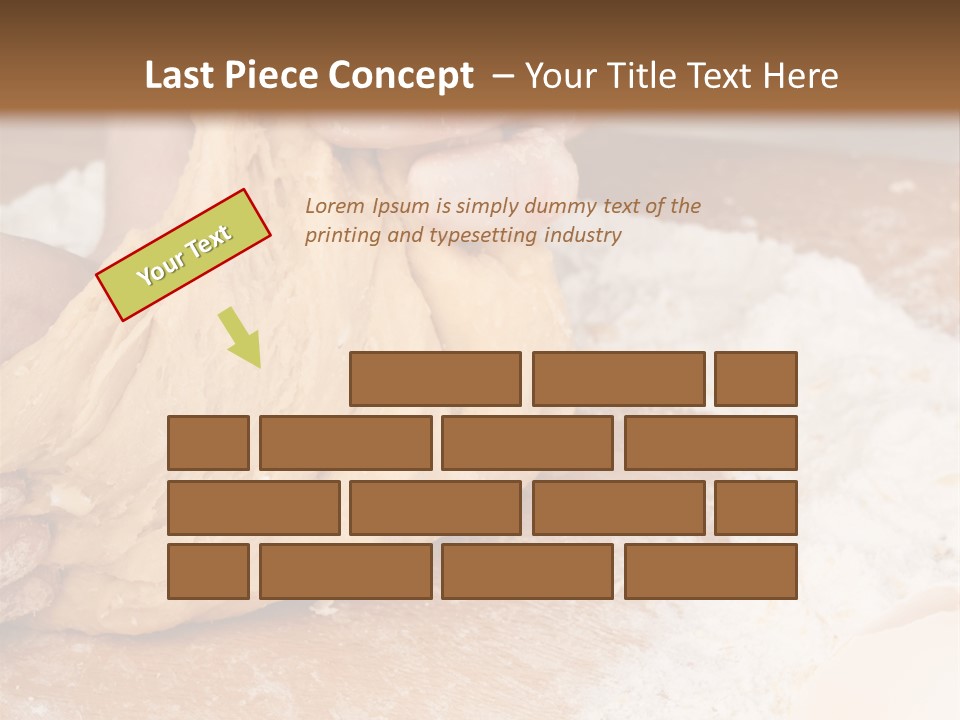 Table Raw Ingredient PowerPoint Template