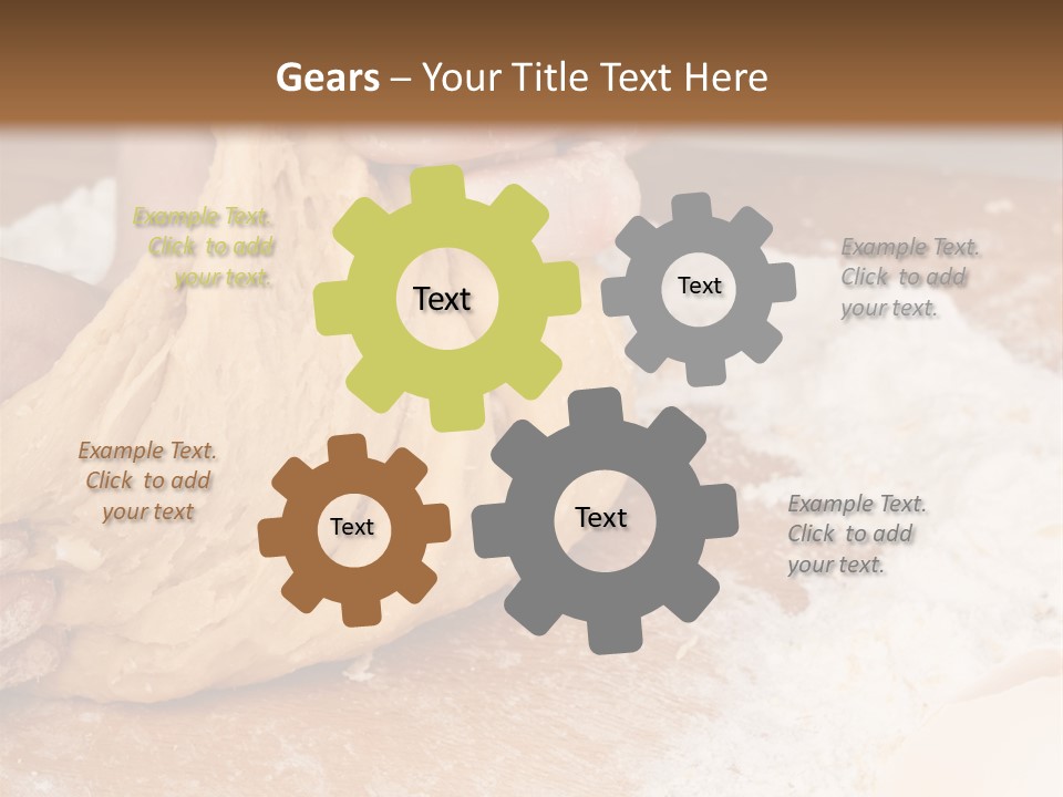 Table Raw Ingredient PowerPoint Template