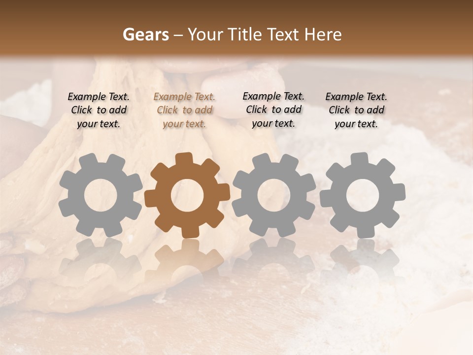 Table Raw Ingredient PowerPoint Template